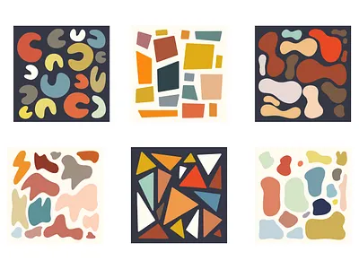 Retro Abstract - Seamless Pattern abstract abstractshapes illustration organic pattern art patterns retro retro design seamless pattern seamlesspattern vector
