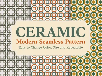 Modern Ceramic - Seamless Pattern Vector abstract ceramic ceramics illustration organic pattern art patterns seamless pattern seamlesspattern textured vector