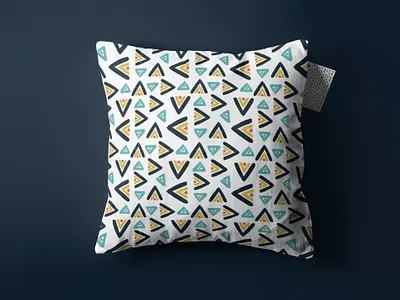 Triangle Shapes - Seamless Pattern Vector abstract abstractshapes fabric illustration pattern art patterns pillow printed seamless pattern seamlesspattern textile vector