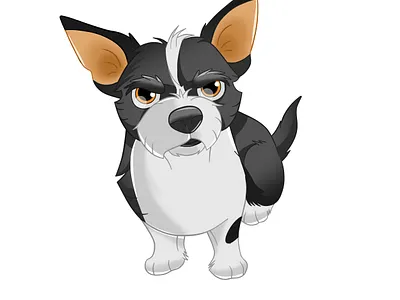 Dog animal art colorfull cute design dog flat graphic illustration imagination pet simple