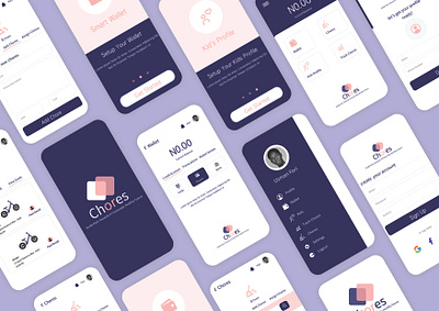 Chores App app branding design logo mobile ui ux