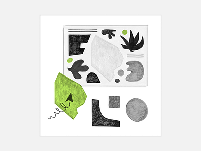 Resorsi_ Illustration No 4 Inspire Others abstract branding community create digital green illustration inspire mixmedia moodboard mouse profile resource resources shapes texture ui website