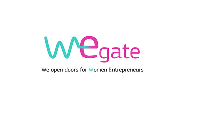 WEgate logo entrepreneur logo tagline women
