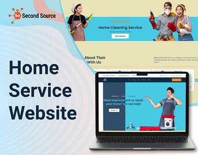 Home Service Website by Second Source 2ndsource desigin design ui ux website