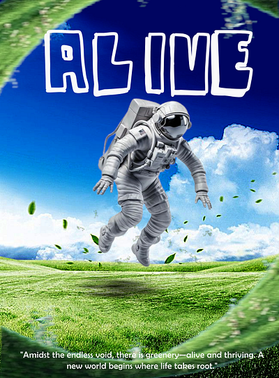 ALIVE ASTRO POSTER astro graphic graphic design movie poster poster design