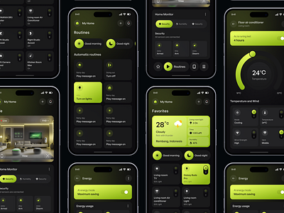 Smart Home Mobile App app design automation best mobile app control app home control app home management iot minimal mobile app mobile ui monitoring remote control saas smart device smart home smart living technology top ui ui ux