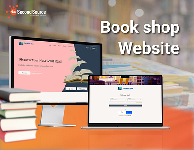 Bookshop Website by Second Source 2ndsource desigin design ui ux website