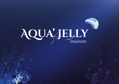 Logo - Aqua'Jelly blue decoration illustrator jelly logo ocean photoshop