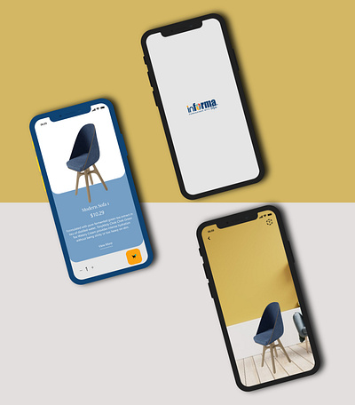 Furniture App app design illustration informafurniture redesign ui ux