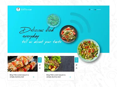 Eats.com figma interaction design prototype uiux design wireframe