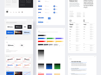 linxio design system branding guide design system saas website tracking management system webapplication