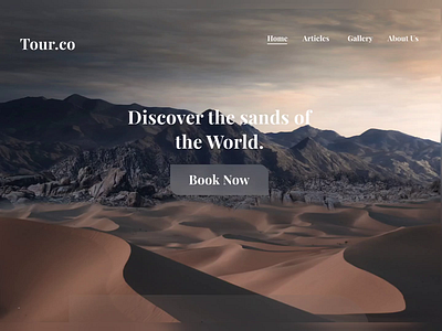 UI Animation Travel Website- Parallax Effect animation desert illustration illustration landing page landingpage parallax effect parallax scrolling tour app travel agency travel app travel website typography ui ui animation uianimation uiux uxdesign webdesign website website design