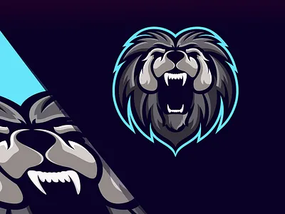 LION animation branding coreldraw design design art ilustration ilustrator logo sketch vector