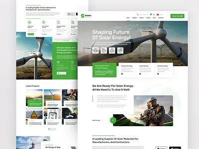 Solatec Modern corporate ecology electricity energy energy business green green enegy recycling renewable energy solar solar energy solar panel solar system turbine water energy web webdesign website wind
