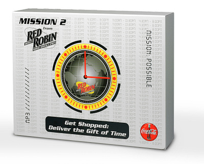 Red Robin Mission 2 Sales Kit by Sneller advertising branding custom packaging made in usa marketing packaging presentation packaging promotion promotional packaging sneller creative promotions