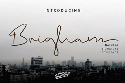 Free Brigham Signature Font blog blog theme brush brush font curvy font elegant fancy feminine feminine font font font bundle girly font hand lettering ink instagram font love font modern