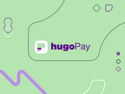 hugoPay | Logo app bank branding design finance app finances fintech flat icon logo minimal money ui ux vector web