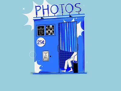 Photos colorfull digitalart drawing editorial editorial illustration flat fotoautomat fotografia girl character illustration photography photos places procreate art vector