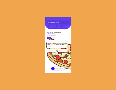 Sign Up app challenge dailyui day1 design food fresh login minimal pizza quick register signup