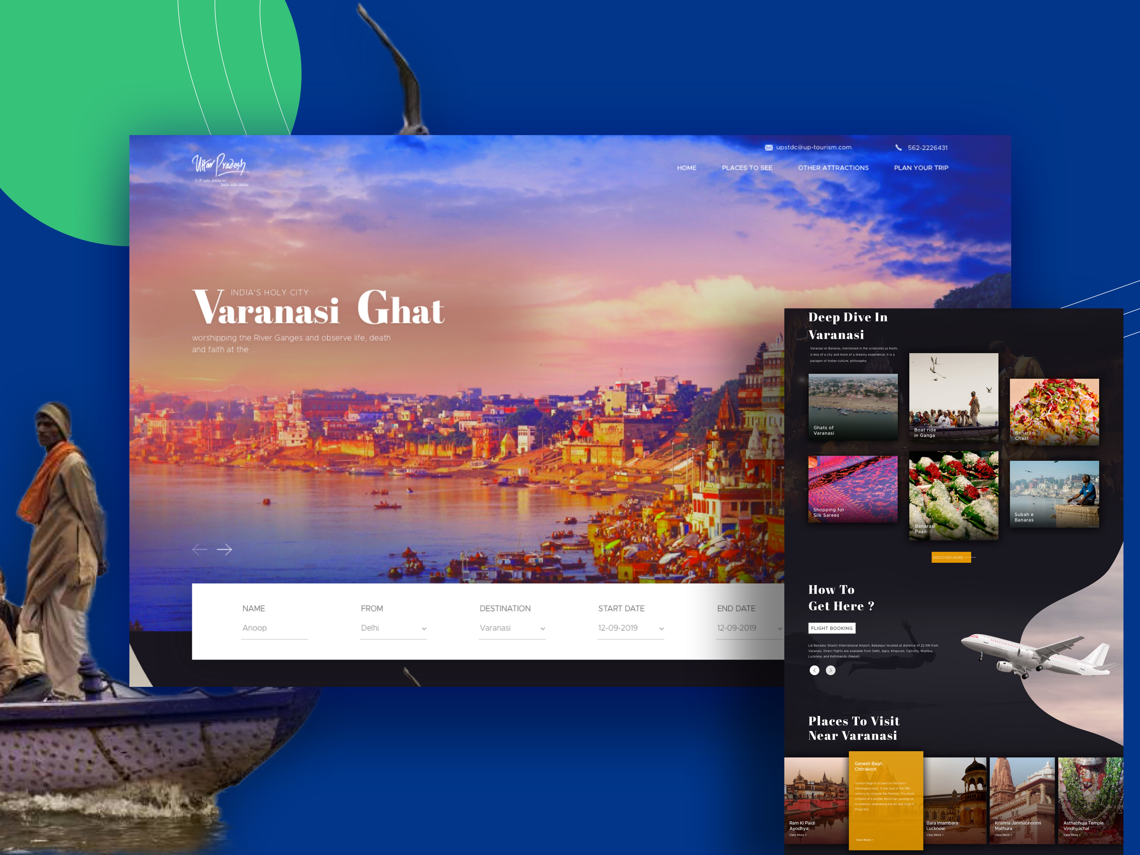 Example of Website Landing Page Design 