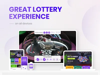 Ideal lottery concept clean clean ui devices figma interface minimal mito mobil design mobile ui mockup protopie tv app ui design