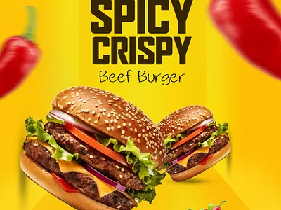 Social Media Poster Design branding burger shop design graphic design graphics graphics designer illustration social media social media design social media post social media poster social media poster design