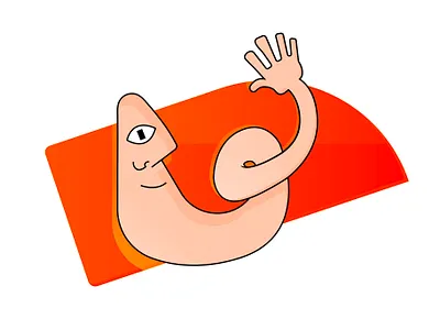 Hi There! brand design branding design illustration ui vector