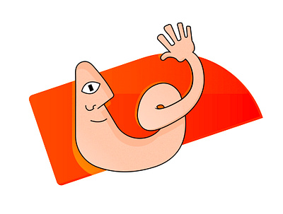 Hi There! brand design branding design illustration ui vector