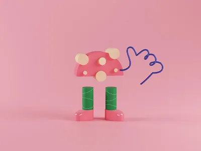 Amandita 3rdimension 3d design exploration illustration