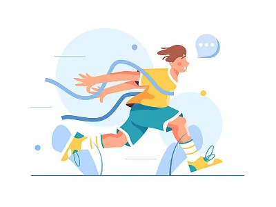 Finish abstract art background cartoon champion competition design finish first fitness illustration man people person race runner sport summer vector winner