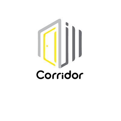 Corridor branding branding design corridor design illustrator logo logo design minimal