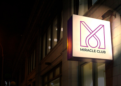 Miracle Club brand branding club design designer dweetdesign graphic design illustrator logo miracle night club vip wales