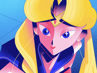 Sailor Moon art design digital art illustration illustrator ilustración print vector