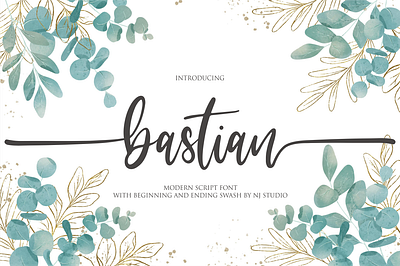 bastian branding design font icon illustration illustrator lettering logo typography vector