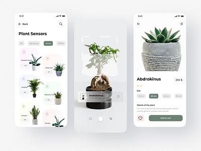 Plant app app branding design graphic design illustration logo ui ux vector