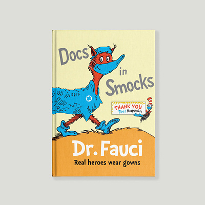 Dr. Fauci book #12 covid 19 design dr fauci dr seuss illustration illustrator mashup vector