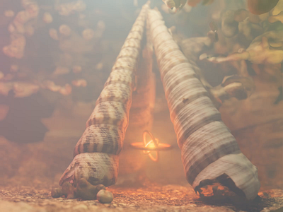 Magic Bonfire 3d 3dscanning animation blender loop photogrammetry render seashells