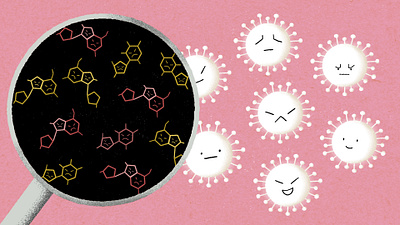 virus family magnifying glass virus viruses