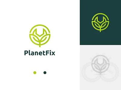 PlanetFix Logo Design Concept brand identity branding business logo concept creative logo grid logo hire logo designer illustration logo logo design logo designer logo inspiration logo mark logodesign logotype minimalism planet simple logo symbol vector