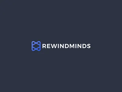 Rewindminds logo design 2021 logo 2021 trend abstract elegant geometric graphic design graphics logo designer logo mark logos logotype minimalism minimalist modern paper symbol tech vector art vector illustration