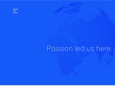 passion led us here main agency website blueberry company office web designer