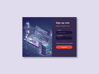 Sign up Form dailyuichallenge ui design ui ux uidaily user interface design ux design web