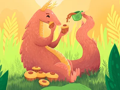 Calendar illustration 2d art character illustration nature procreate