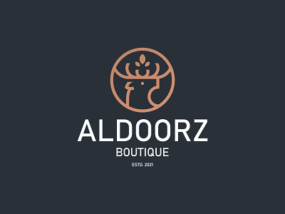 ALDOORZ BOUTIQUE 1 2 3 4 5 6 7 8 9 0 a b c d e f g h i j k l m n animal boutique branding deer deer logo deers flower head jewel o p q r s t u v w q y z