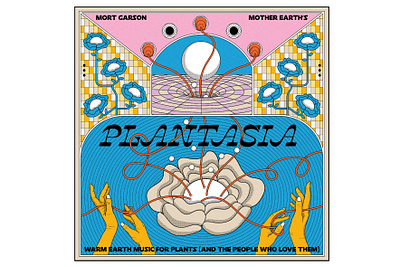 Plantasia album art album artwork album cover connection cover art electronic music flower good vibes moog mort garson mother earth planet plantasia plants retro