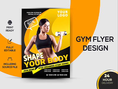 Gym & Fitness Flyer