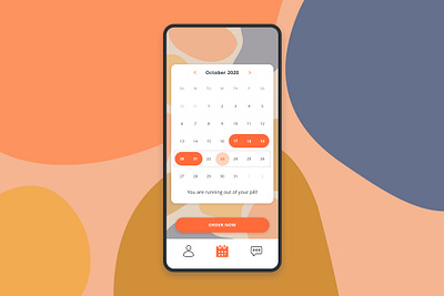 038 #DailyUI Calendar app design birthcontrol branding calendar calendarapp contraception dailyui dailyuichallenge design illustration illustration digital madewithsketch sketch ui ui design ux