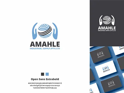 Amahle Industrial Supply Logo brand brand identity branding business logo cid company logo design industrial industrial business industrial logo logo design logo designer for hire supply