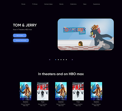 Design for Warnerbros 3d advertising branding design draft landing landing page media kit onepage onetrac presentation promo site sketch style template test ui ux web