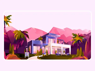 Glide Web Interaction animation cuberto graphics house landing page motion design motion graphics real estate agency ui user interface design ux web web design